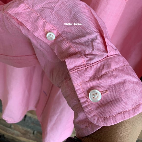 GAP Button Down Long Sleeve Corral/Pinkish color (NWOT) - Picture 2 of 6